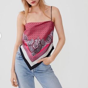 Zara Pink Bandeau Top NWT